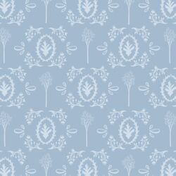 Woodland Toile in Winter Blue