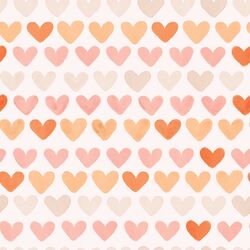 Large Ombre Hearts in Crush