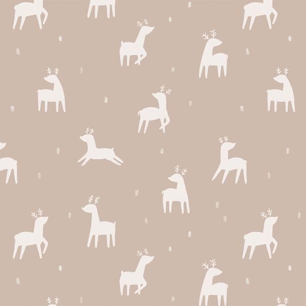 Prancing Deer in Latte