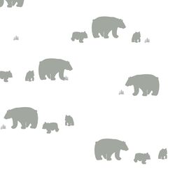 Bear Silhouette in Sage