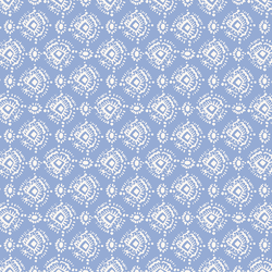 Ikat in Cornflower