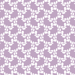 Leaf Art in Dark Lavender