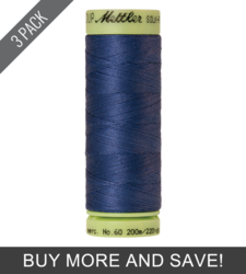 Steel Blue (9240-1316) - Silk Finish Cotton 60wt - 220 Yards (3 Pack)