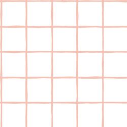 Windowpane in Petal on White