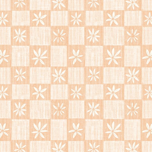 Daisy Checkers in Soft Coral