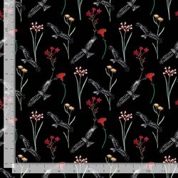 Wildflowers in Ebony