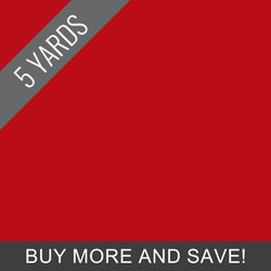 Pure Solid in Undeniably Red - 5 Yard Quick Cut