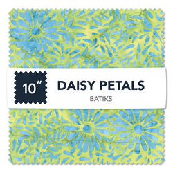 Daisy Petals Batiks 10" Square Pack