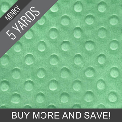 Minky Dimple Dot in Dark Seaglass - 5 Yard Quick Cut