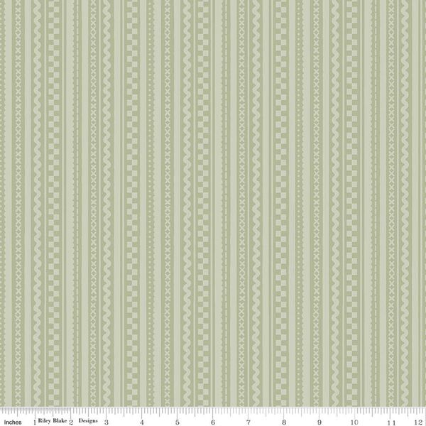 Stripes in Green