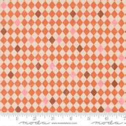 Harlequin Diamonds in Pumpkin