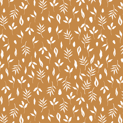 Leaf Silhouette in Ochre