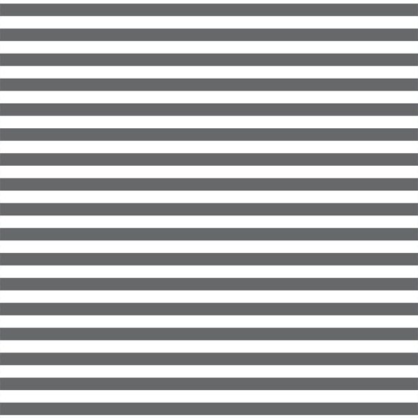 Horizontal Dress Stripe in Charcoal