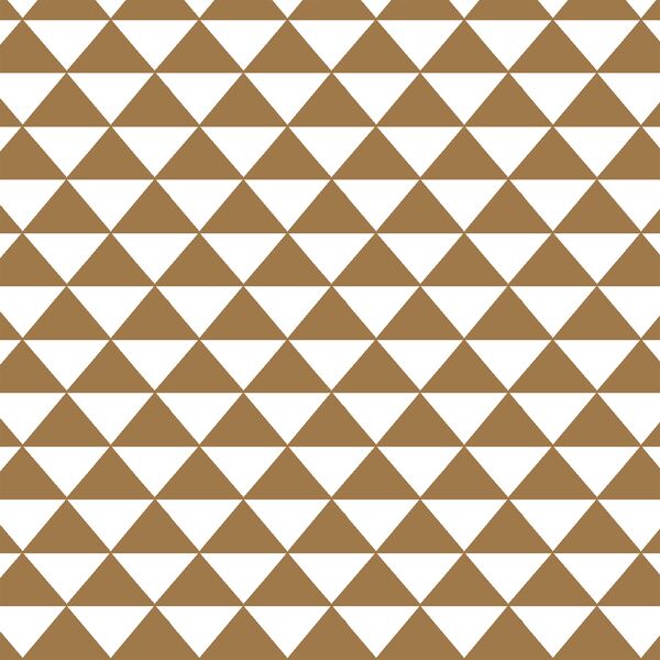 Triangle Mosaic in Ochre