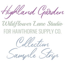 Highland Garden Sample Strip