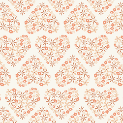 Large Hearts of Flower in Blushing