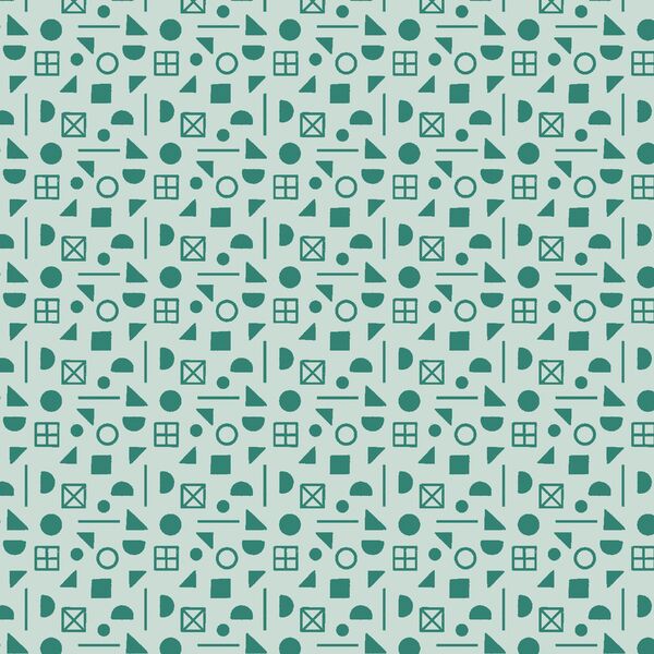 School Yard Shapes in Green