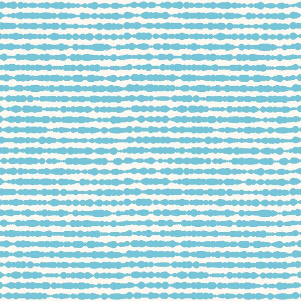 Little Dotted Stripe in Topaz Blue