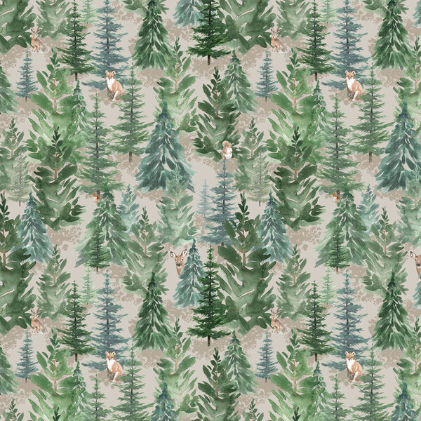 Forest in Light Khaki