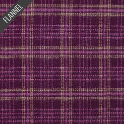 Crosshatch Plaid Flannel in Merlot