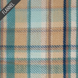 Royal Plaid Flannel in Horizon