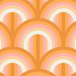 Retro Arches in Rainbow Glow