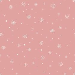 Snowflakes in Quartz Pink