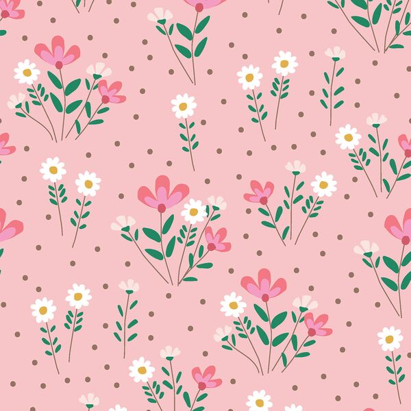 Easter Garden in Rosy Pink