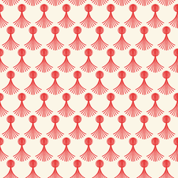 Tassel Weave in Holly Red