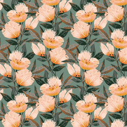 Copper Floral in Forest Glade