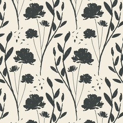 Silhouette Bouquet in Cream