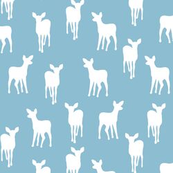Fawn Silhouette in Breeze