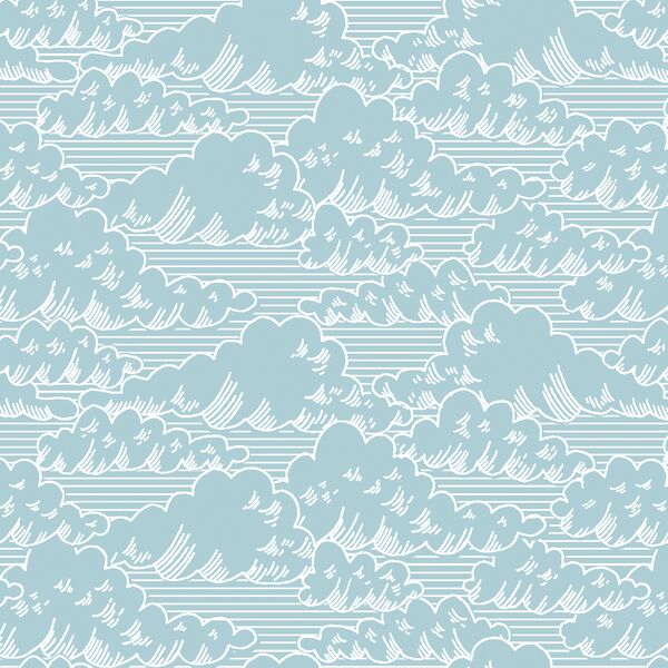 Cumulus in Powder Blue