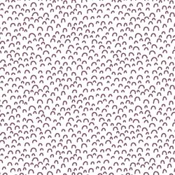 Doodle in Mulberry on White