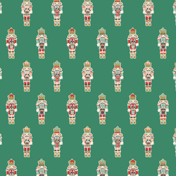 Toy Drummer in Crisp Green