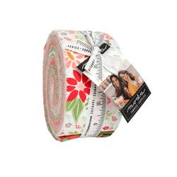 Poinsettia and Pear 2.5" Strip Roll