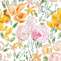 Large Spring Floral in Blooming
