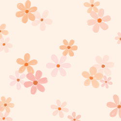 Large Daisies in Marshmallow