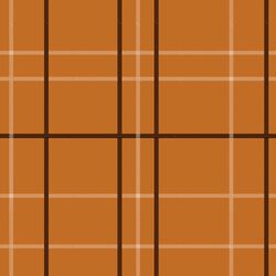 Tartan in Pumpkin