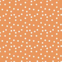 Boho Polka Dots in Warm Coral
