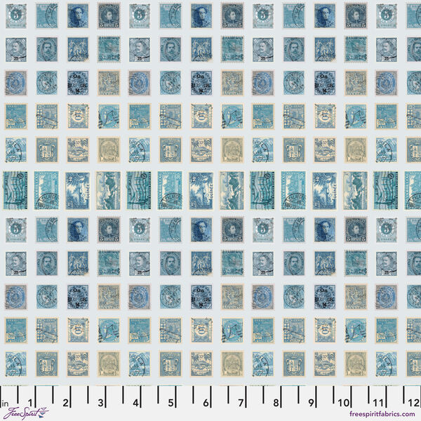 Stamps in Blue