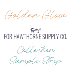 Golden Glow Sample Strip