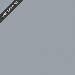 Double Lush Velvet Solid in Riley Gray