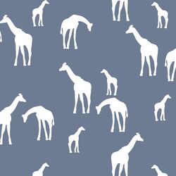 Giraffe Silhouette in Dove