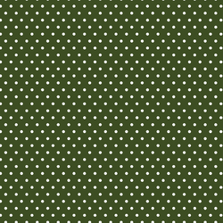Winter Polka Dots in Evergreen