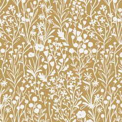 Floral Silhouette in Gold
