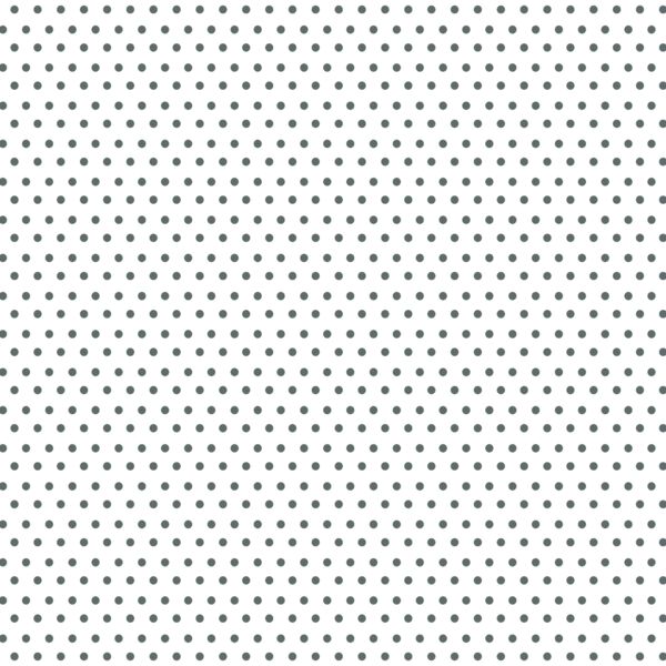 Polka Dots in Storm on White
