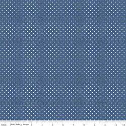Swiss Dot in Denim