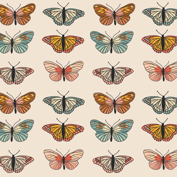 Winged Garden in Rainbow Dream