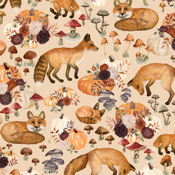 Autumn Whimsy in Warm Oak